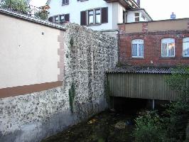 Stadtmauer am Gewerbekanal Waldkirch