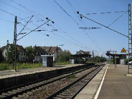 Bahnhof Haltingen: Bahnsteige