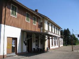 Bahnhof Haltingen: Westansicht