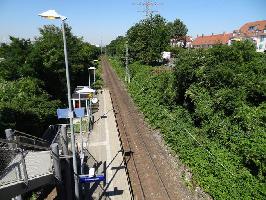 Westblick Bahnhof Weil am Rhein Gartenstadt