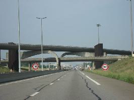 Autobahn A36 in Frankreich