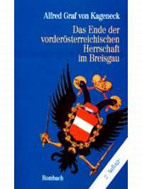 Literaturtipp: Das Ende der vorderösterreichischen Herrschaft im Breisgau