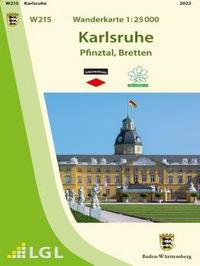 Literaturtipp: Wanderkarte Karlsruhe (W215)
