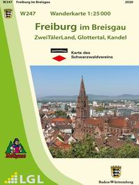 Wanderkarte Freiburg im Breisgau (W247)