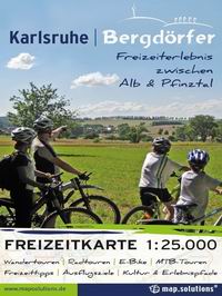 Literaturtipp: Freizeitkarte Karlsruhe Bergdrfer