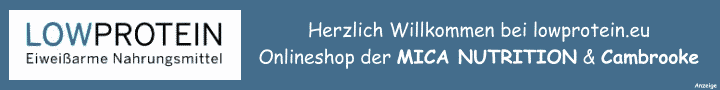 MICA NUTRITION und cambooke Deutschland - Eiweiarme Lebensmittel Freiburg (Breisgau)