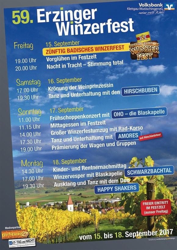 Winzerfest Erzingen 2017