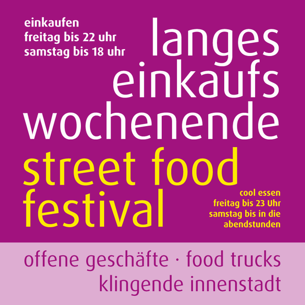 Einkaufswochenende & Street Food Festival Achern 2017