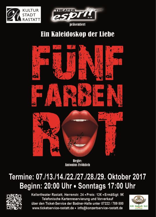 Theater: ein Kaleidoskop der Liebe - Fnf Farben Rot