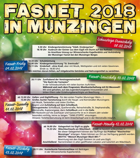 Fasnet in Munzingen 2018