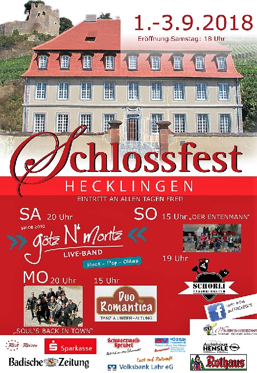 Schlossfest Hecklingen 2018