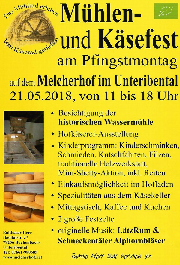 Mhlen- und Ksefest Melcherhof 2018