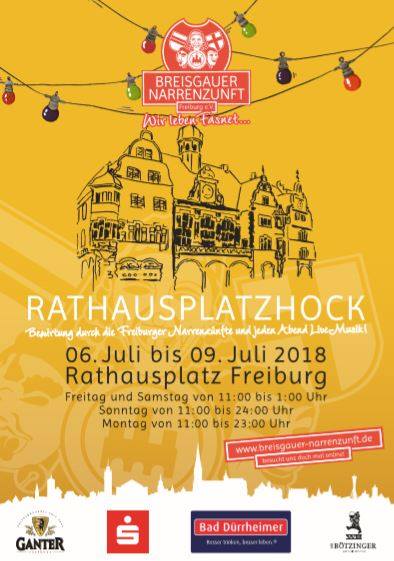 Rathausplatz-Hock Breisgauer Narrenzunft 2018
