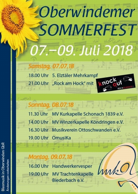 Oberwindemer Sommerfest 2018