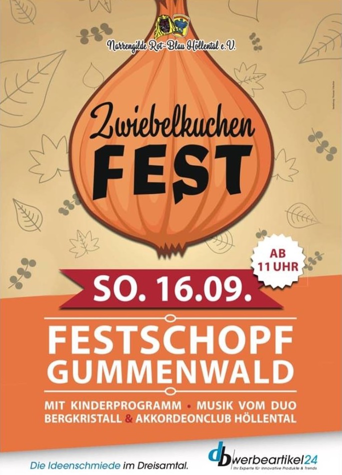 Zwiebelkuchenfest Buchenbach 2018