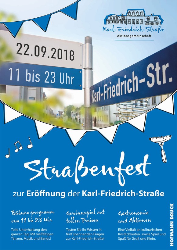 Straenfest Karl-Friedrich-Strae Emmendingen 2018