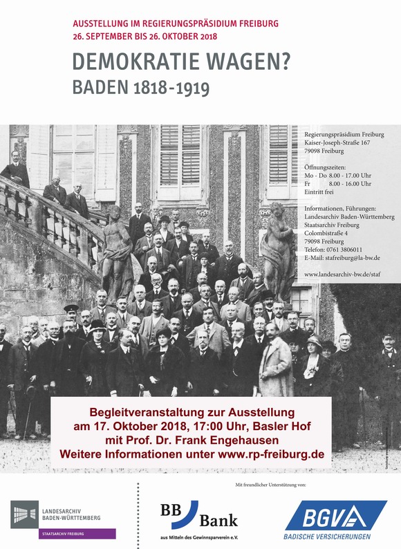 Ausstellung: Demokratie wagen? Baden 1818 - 1919