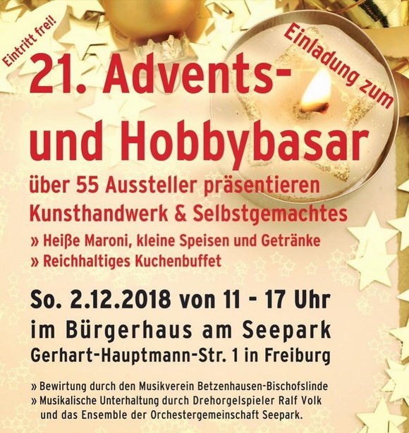 Adventsbasar Brgerhaus Seepark 2018