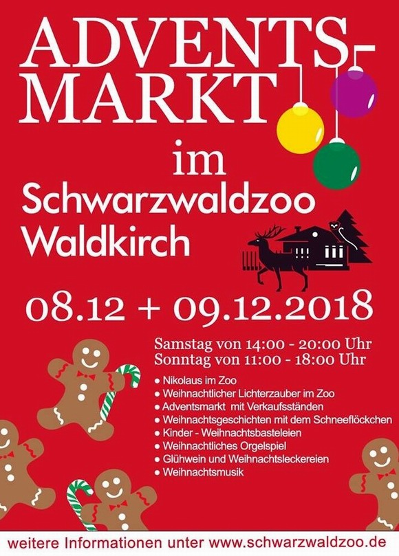 Adventsmarkt Schwarzwaldzoo Waldkirch 2018