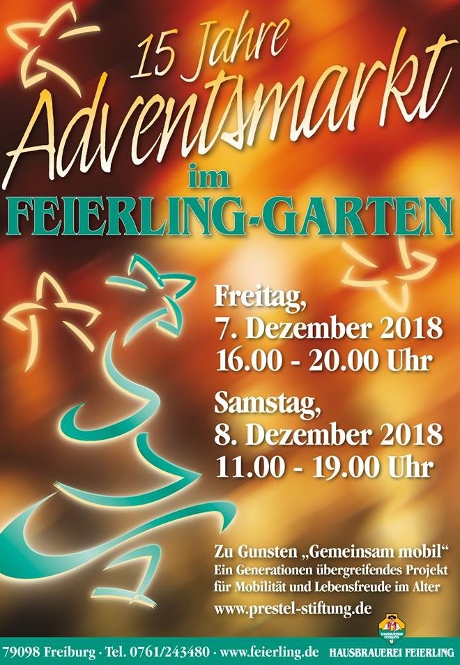Adventsmarkt Feierling-Garten Freiburg 2018