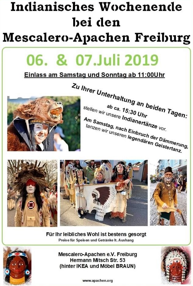 Indianischen Wochenende Apachen Freiburg 2019