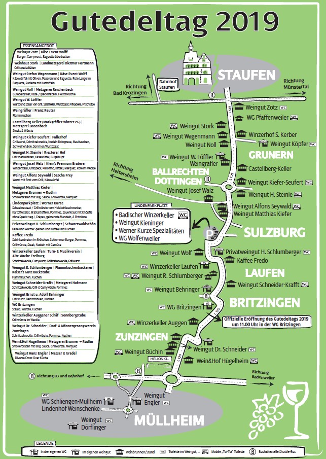 Gutedeltag Markgräflerland 2019 Gutedeltag Markgräflerland 2019
