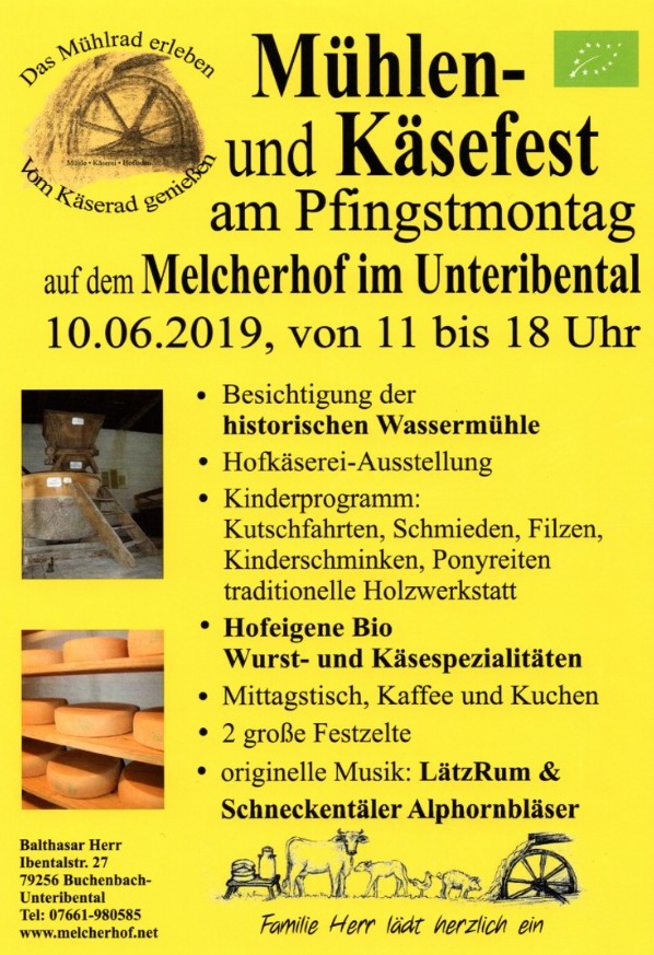 Mhlen- und Ksefest Melcherhof 2019