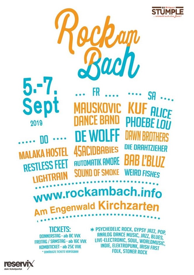 Rock am Bach Kirchzarten 2019 Rock am Bach Kirchzarten 2019