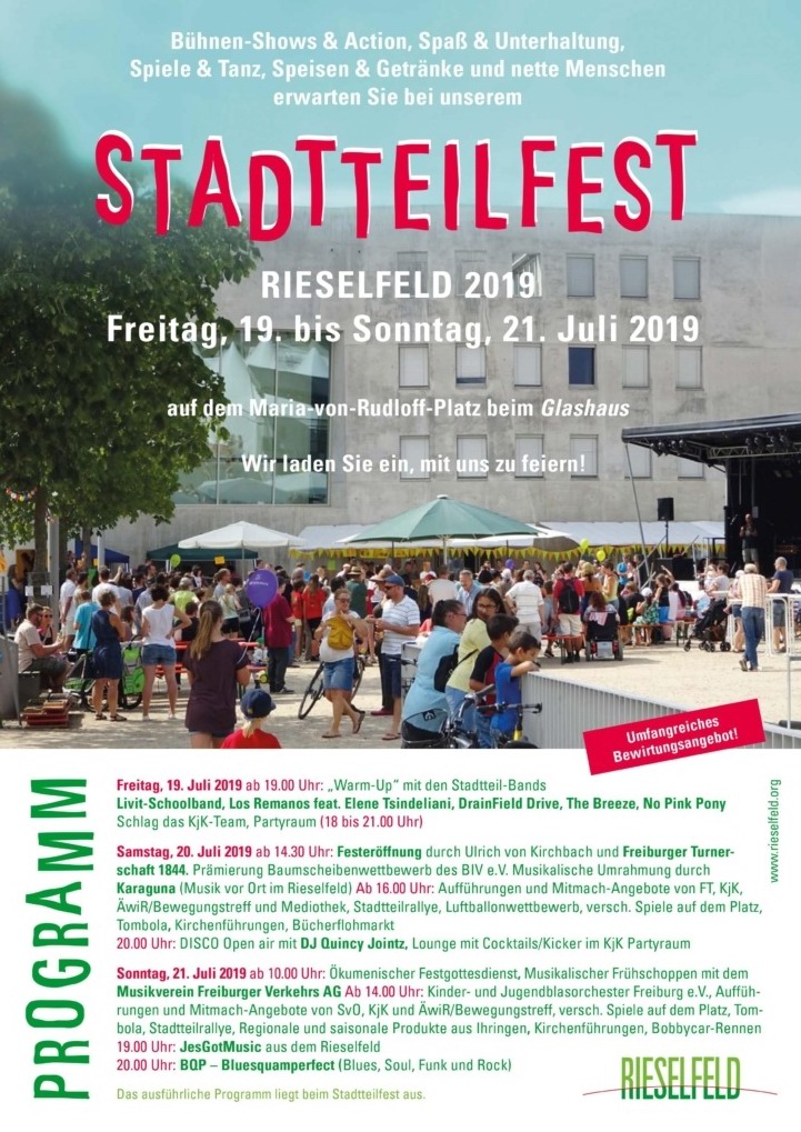 Stadtteilfest Rieselfeld 2019