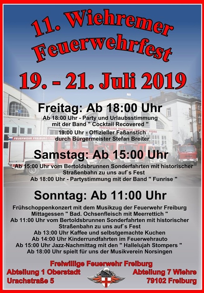 Feuerwehrfest Wiehre 2019