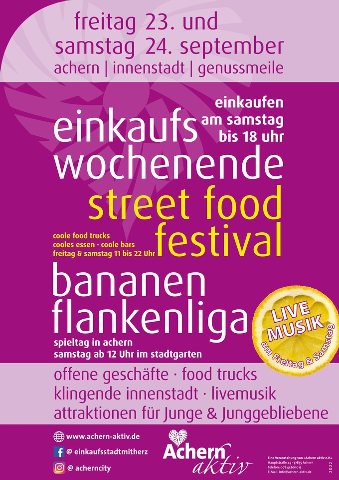 Street Food Festival Achern 2022