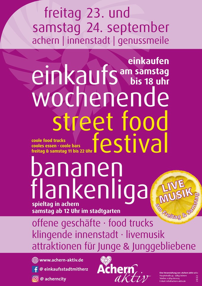 Street Food Festival Achern 2022 Street Food Festival Achern 2022