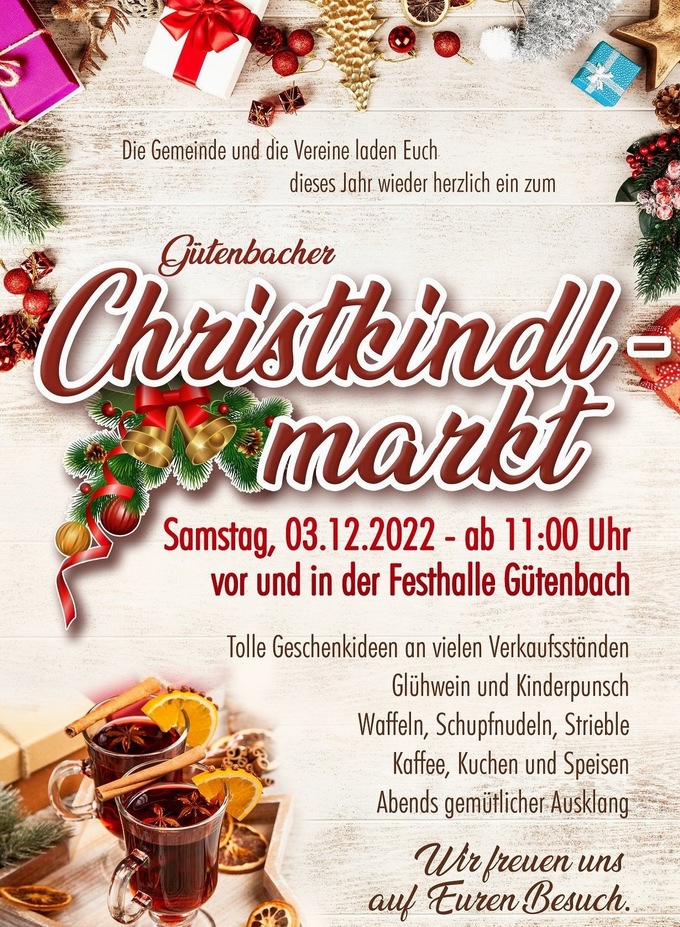 Christkindl-Markt Gtenbach 2022