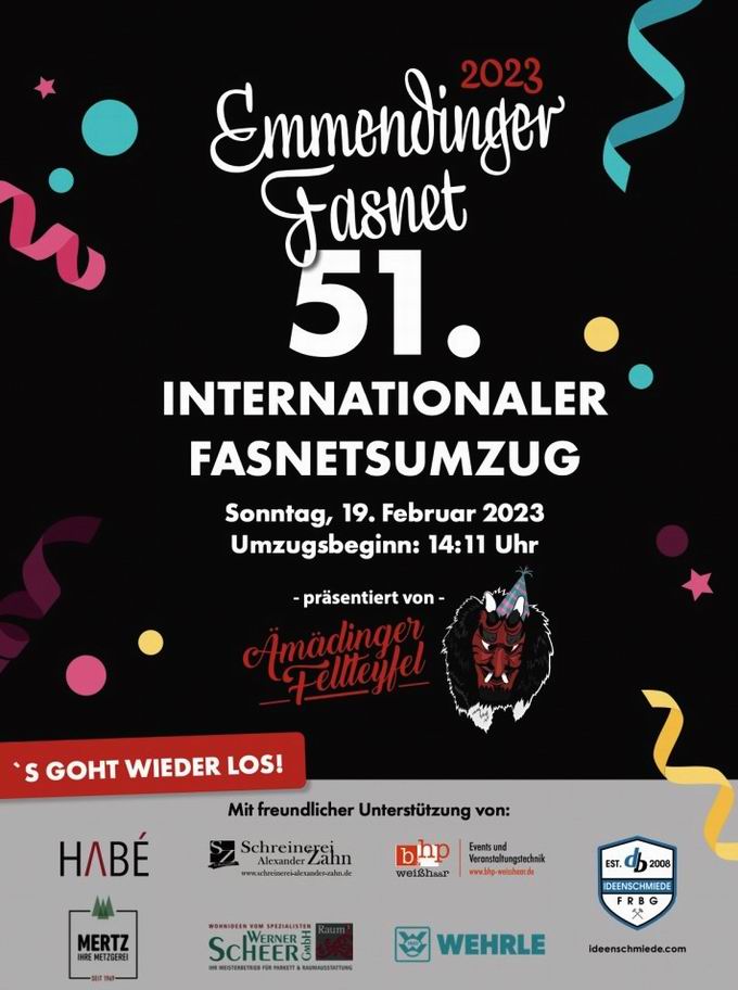 Fasnachtsumzug Emmendingen 2023 Fasnachtsumzug Emmendingen 2023