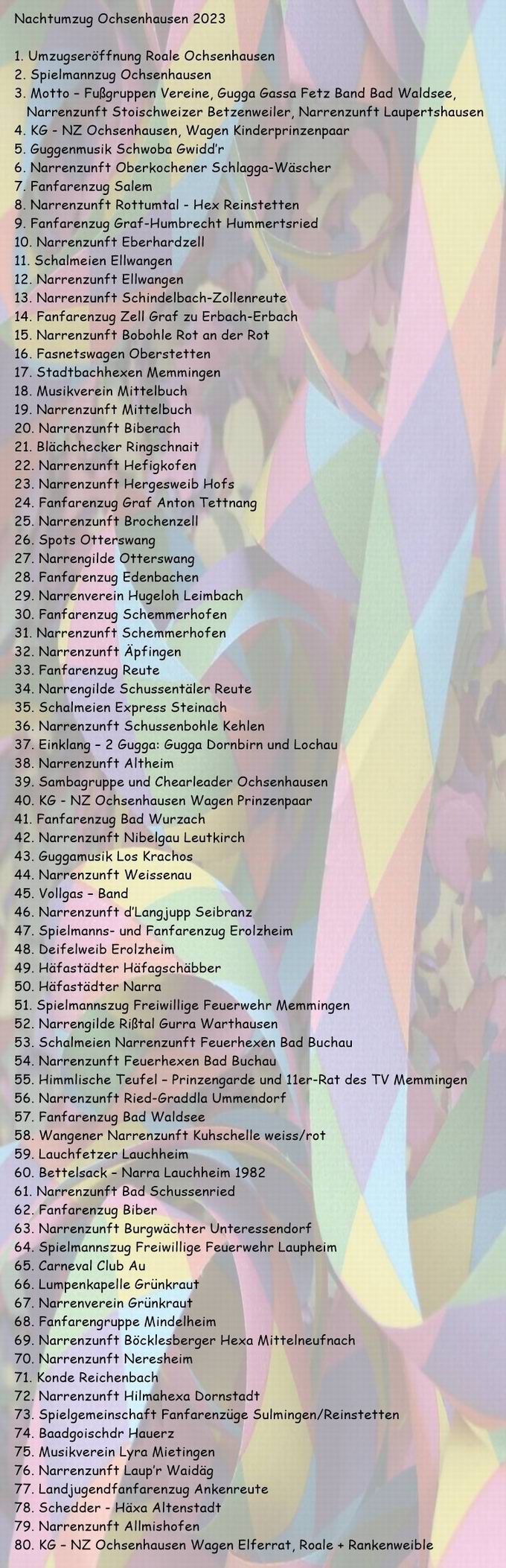 Nachtumzug Ochsenhausen 2023 Nachtumzug Ochsenhausen 2023