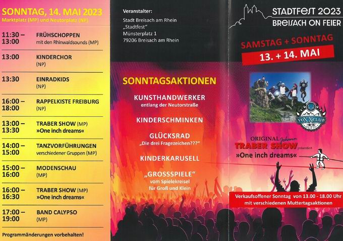 Stadtfest Breisach 2023 Stadtfest Breisach 2023