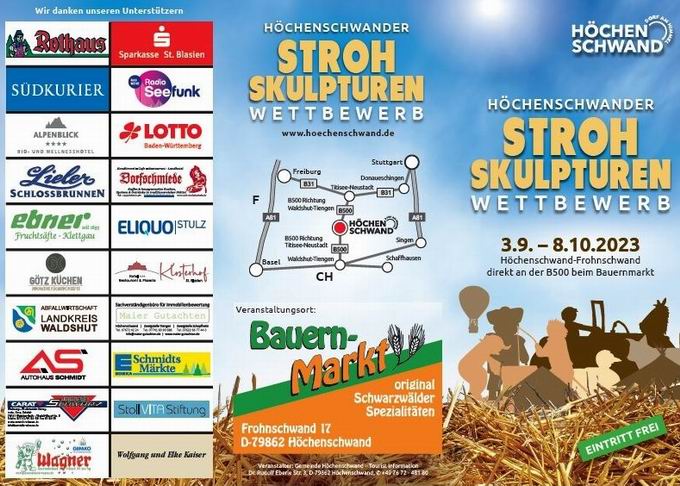 Strohskulpturen-Wettbewerb Höchenschwand 2023 Strohskulpturen-Wettbewerb Höchenschwand 2023