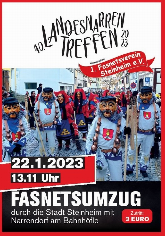 Fasnetsumzug Steinheim an der Murr 2023 Fasnetsumzug Steinheim an der Murr 2023