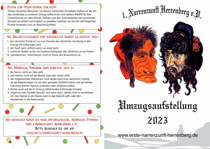 Fasnachtsumzug Herrenberg 2023