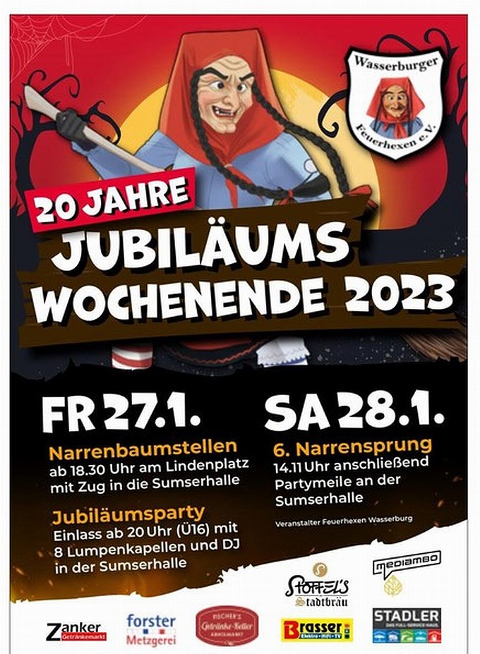 Jubilumswochenende 20 Jahre Wasserburger Feuerhexen