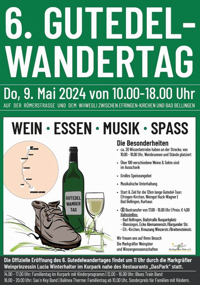 Gutedelwandertag Markgrflerland 2024