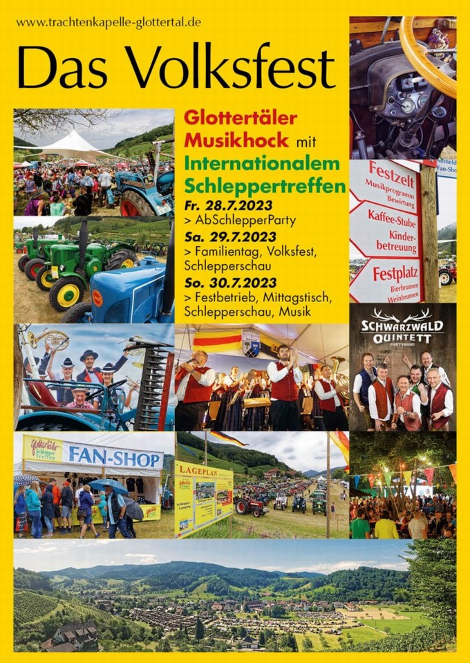 Schleppertreffen & Musik-Hock Glottertal 2023 Schleppertreffen & Musik-Hock Glottertal 2023