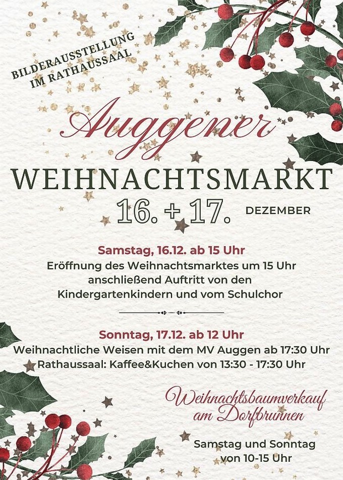 Weihnachtsmarkt Auggen 2023