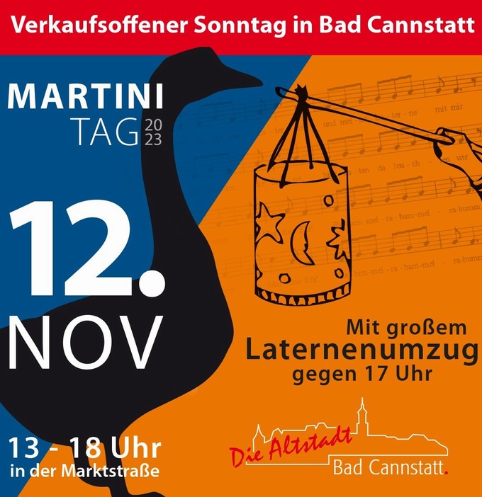 Verkaufsoffener Sonntag & Martinimarkt Bad Cannstatt 2023