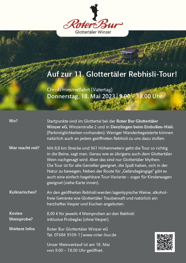 Rebhisli-Tour Glottertal 2023