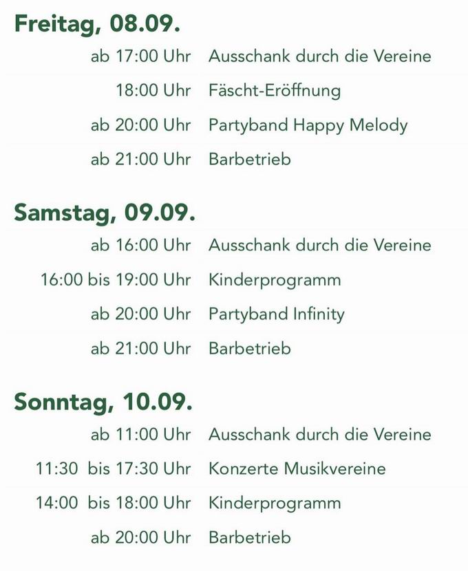 Wein- und Dorffest Waltershofen 2023 Wein- und Dorffest Waltershofen 2023