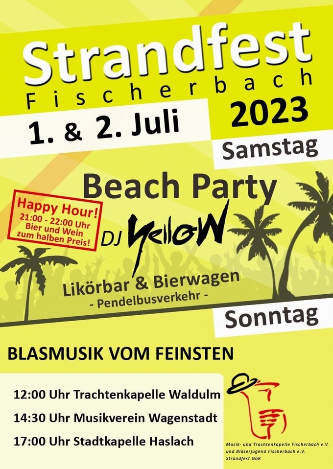 Strandfest Fischerbach 2023