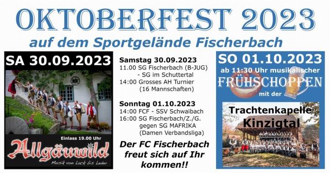 Oktoberfest Fischerbach 2023 Oktoberfest Fischerbach 2023