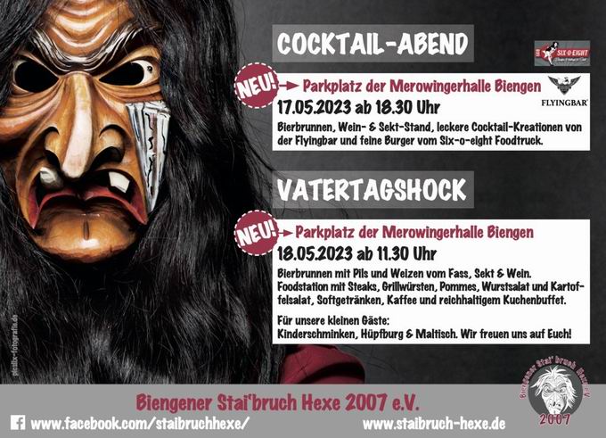 Vatertagshock Staibruch Hexe Biengen 2023