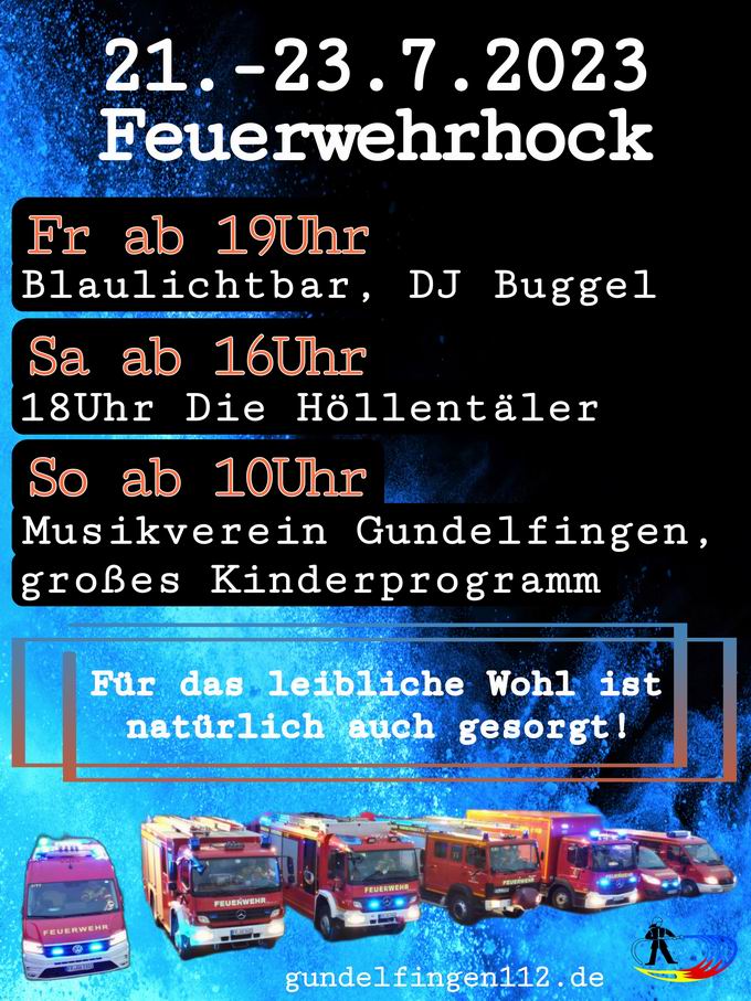 Feuerwehrhock FFW Gundelfingen 2023 Feuerwehrhock FFW Gundelfingen 2023